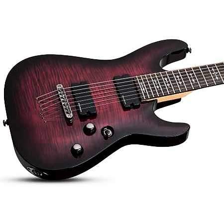 Schecter Demon 7 Crimson Red Burst