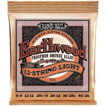 Ernie Ball EB-2153 Akustik Saiten 12-string Phosphor Bronze