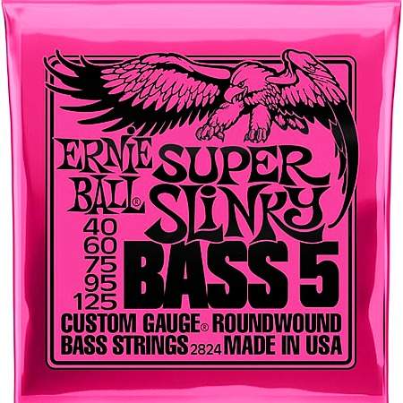 Ernie Ball EB-2824 5-String Super Slinky Bass Saiten 40-125