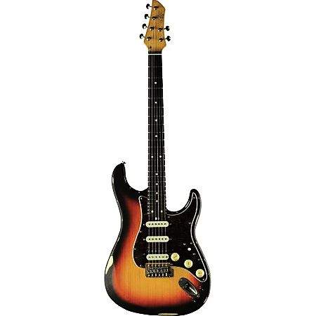 EKO Guitars Relic Aire SB ST-Style sunburst