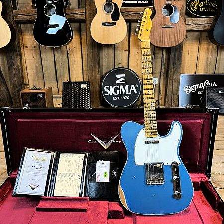 Fender B3 65 Tele Custom MPL HREL Aged Lake Placid Blue