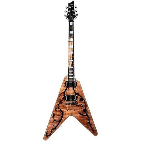 Schecter V-1 Electro Resin, Gloss Natur Flying V