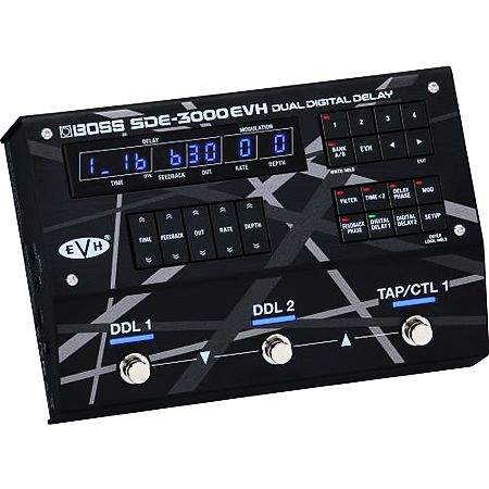 Boss SDE-3000EVH Doppel-Delay-Pedal