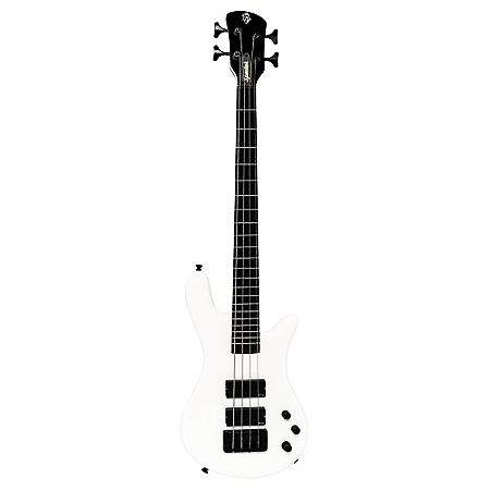 Spector Bantam Bass Solid White Gloss 4-Saiter, aktiv