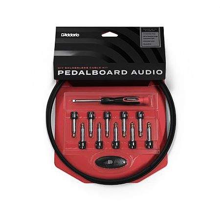 Daddario DIY Solderless Cable Kit Mini Plugs - Pedalboard Kabel