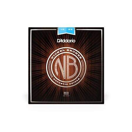 Daddario NB1253 Nickel Bronze W-Git Guitar Strings Light 12-53