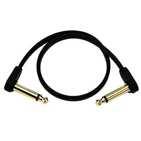 Daddario Flat Patch Cable 30cm Right Angle Single PK Patchkabel