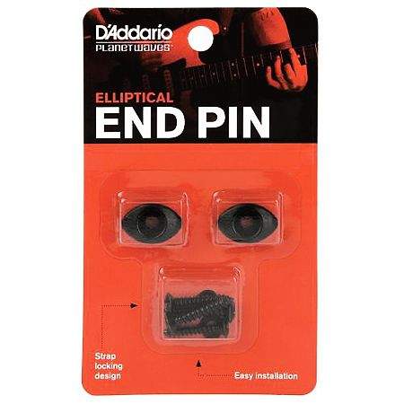 Daddario Elliptical End Pins Black