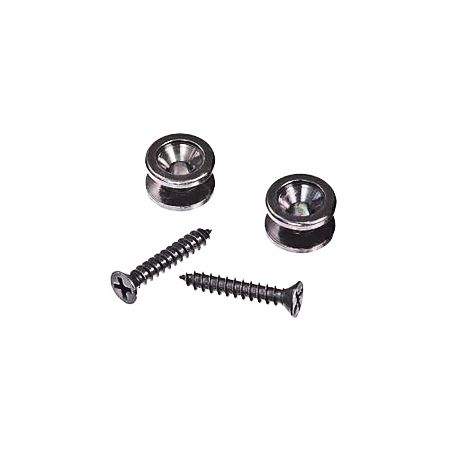 Daddario Solid Brass End Pins - Black Pair