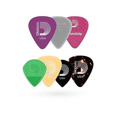 Daddario Guitar Picks 7-pack Medium Medium Plec