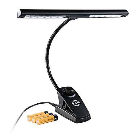 K&M 12295 Notenpultleuchte - Dimmer Light - schwarz