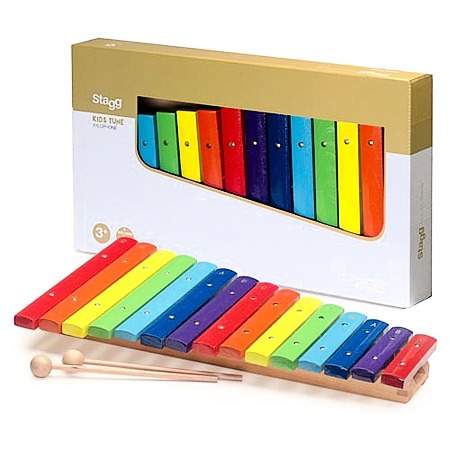 Stagg Xylophon 15 Keys Rainbow Color