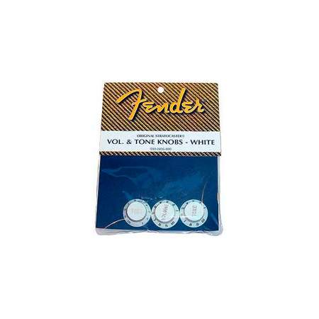 Fender Volume & Tone Knobs Set White