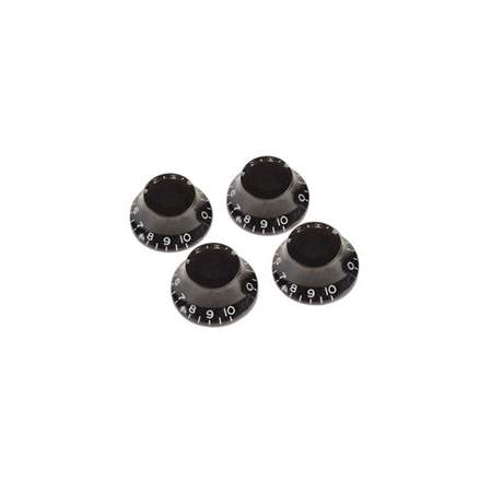 Gibson PRHK-010 4 Top Hat Knobs Black