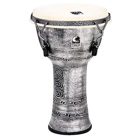 Toca SFDMX-9AS Freestyle Djembe Antique Silver 9