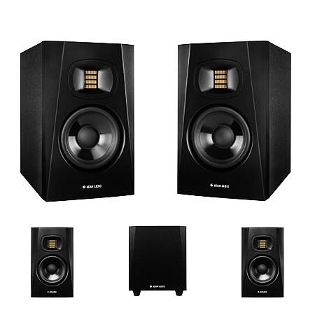 Adam Audio T5V T10S Studio Monitor Bundle 1