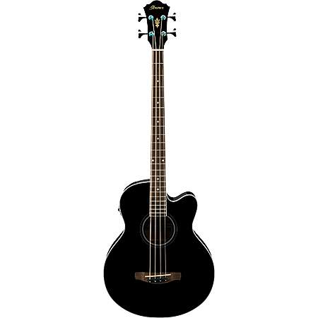 Ibanez AEB-8 E-BK Akustik Bass schwarz hochglanz