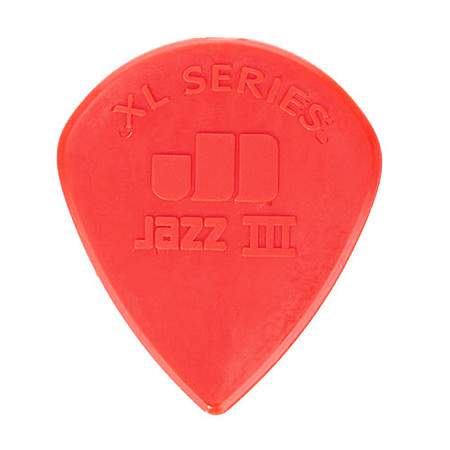 Dunlop Nylon Jazz III XL Plektrum rot