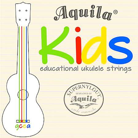 Aquila 138U Kids Multi Color Ukulele Saiten