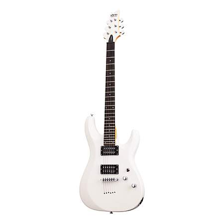 Schecter C-6 Deluxe E-Gitarre Satin White