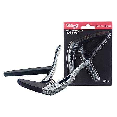 Stagg SCPX-FL CARBON flacher Trigger Kapodaster