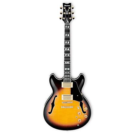 Ibanez JSM10-VYS John Scofield Signature E-Gitarre Vintage Yellow Sunburst