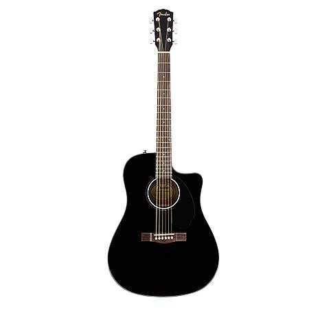 Fender CD-60SCE BLK Westerngitarre