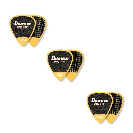 Ibanez PPA14HSG-YE Sand Grip 6er Pack gelb