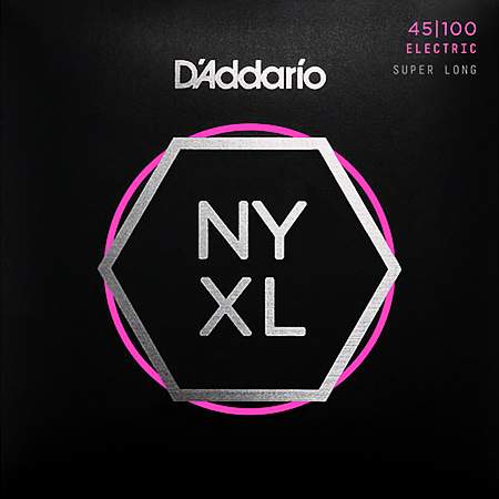 D'Addario NYXL45100SL Nickelplated Steel Regular Light Super Long