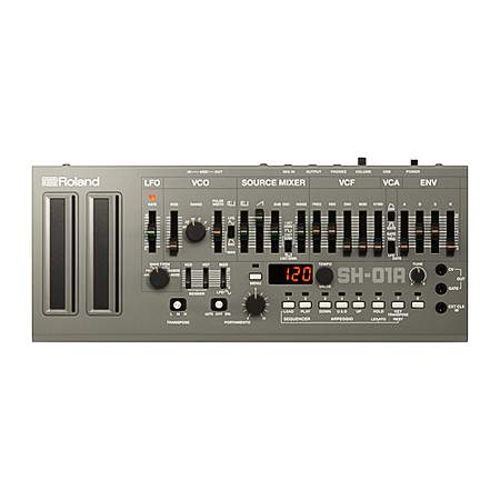 Roland SH-01A Synthesizer Silber