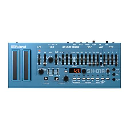 Roland SH-01A Synthesizer Blau