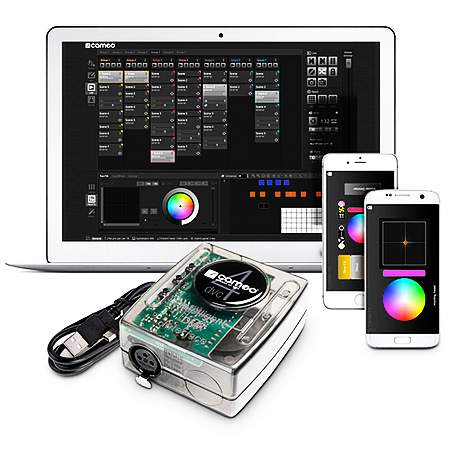 CAMEO DVC 4 DMX-Interface und Steuersoftware