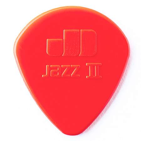 Dunlop Nylon Jazz II Plektrum rot