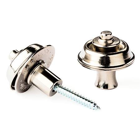 Dunlop Straplok Flush Mount Gurthalter Nickel