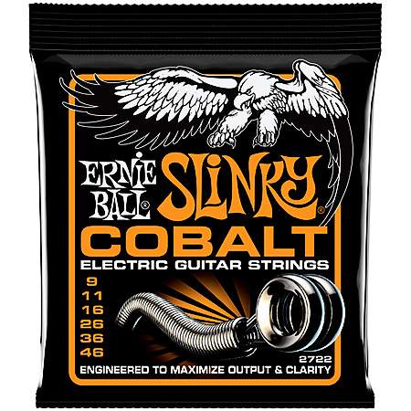 Ernie Ball EB2722 Slinky Cobalt E-Gitarren Saiten 009-046