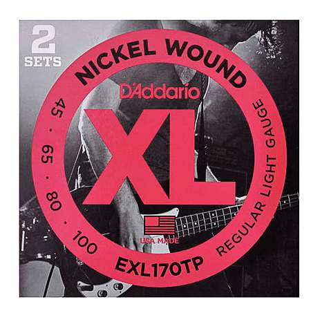 D'Addario EXL-170TP Nickel E-Bass Saiten Twin Pack