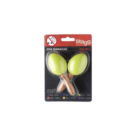 Stagg EGG-MA SGR Maracas kurz Grün