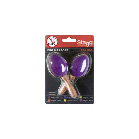 Stagg EGG-MA SPP Maracas kurz Violett