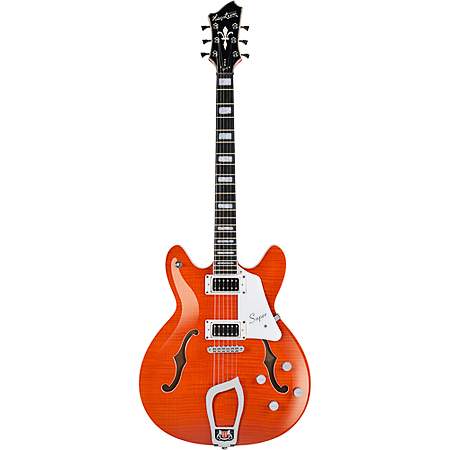 Hagstrom Super Viking Mandarin Flame