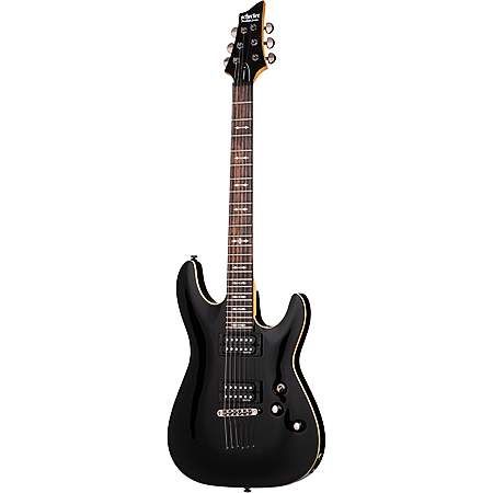 Schecter Omen 6 E-Gitarre Gloss Black