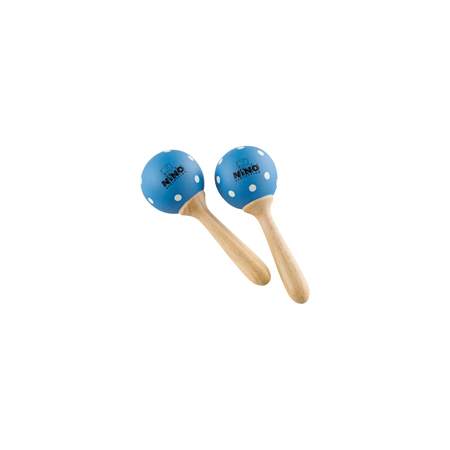 Nino NINO7PD-B Holz Maracas Blau