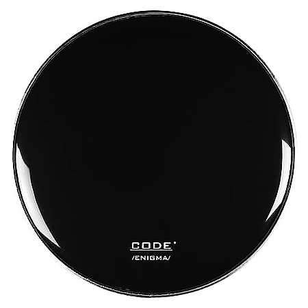 Code Drumhead Enigma Bassdrum Resonanzfell black 20