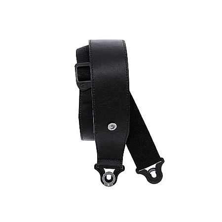 D'Addario Gurt Auto-Lock Leder Black 25BAL00