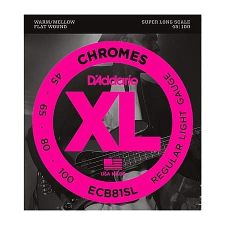 D'Addario ECB81 SL Chromes Light E-Bass 045-100