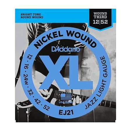 D'Addario EJ-21 E-Gitarren Satz 012-052 Jazz Light