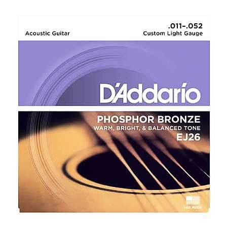 D'Addario EJ-26 Akustik Saiten 011-052 Phosphor Bronze