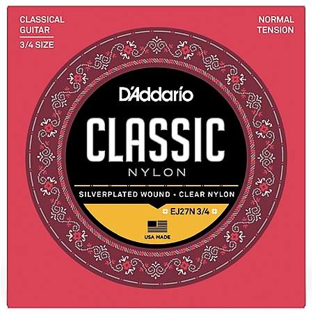 D'Addario EJ27N 3/4 Student Classical Nylon