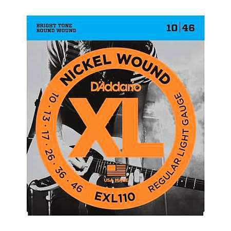 D'Addario EXL-110 Nickel E-Gitarren Saiten 010-046 