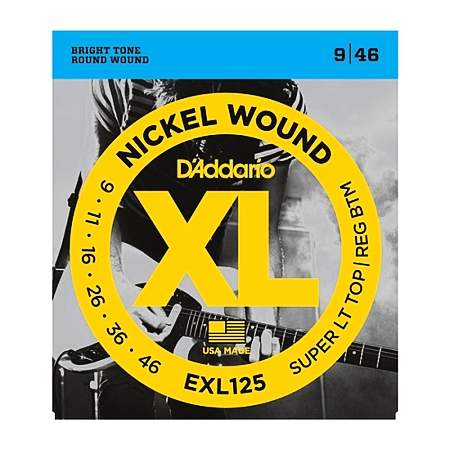 D'Addario EXL-125 Nickel Super Light E-Gitarren 009-046