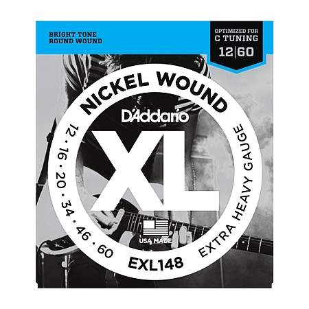 D'Addario EXL-148 Nickel Extra-Heavy E-Gitarren 012-060